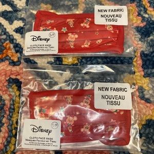 Disney Parks Christmas Mickey Mouse Face Mask